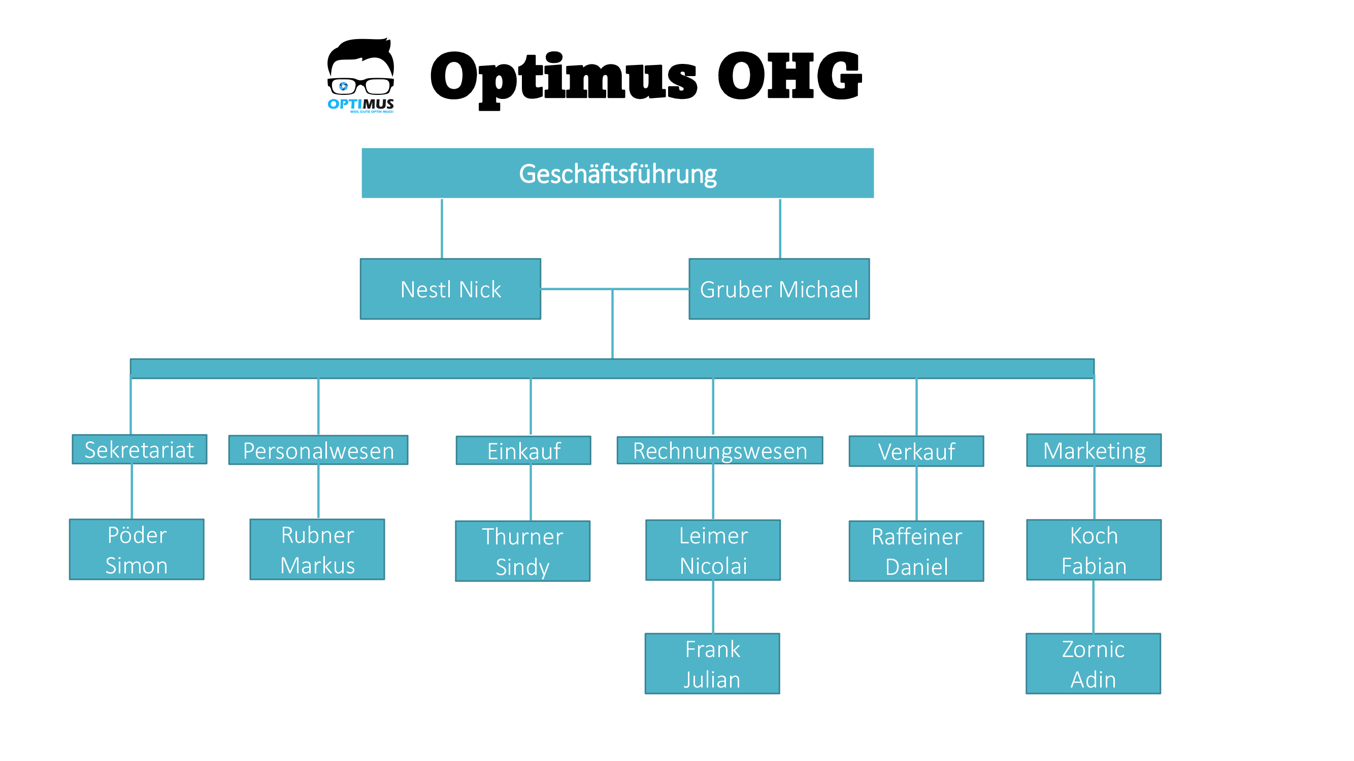 Organigramm Optimus OHG